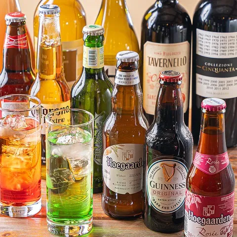 豊富なドリンクメニューが楽しめる♪