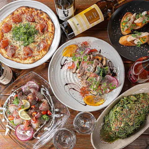 【飲み放題付き】取り分ける大皿カジュアルコース